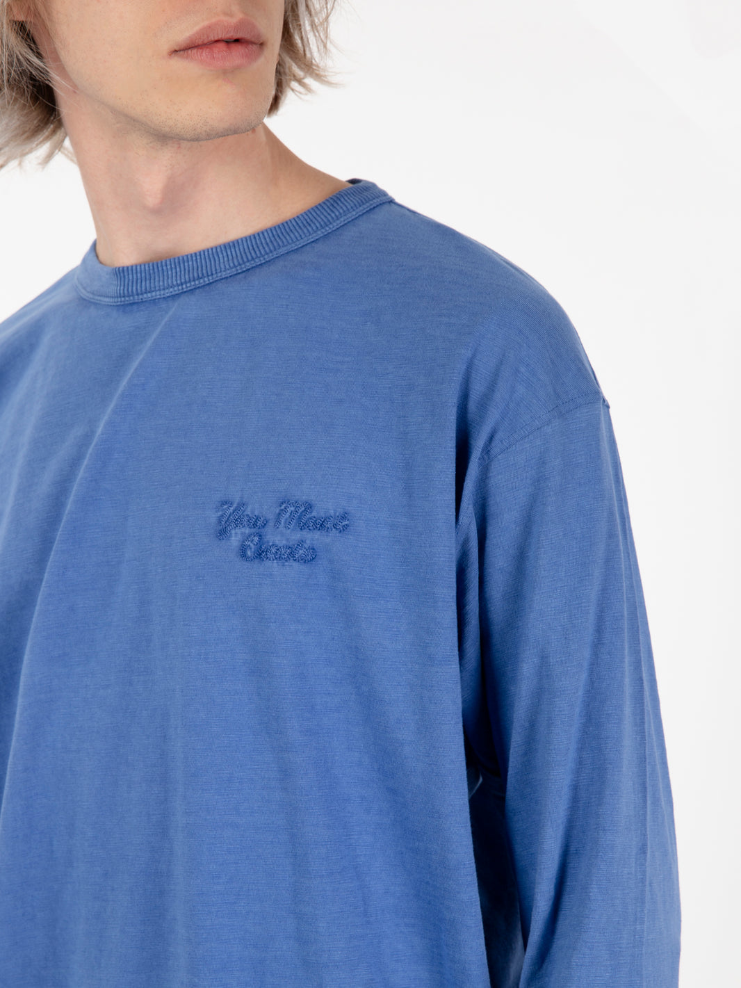 Zephyr long sleeve blue shirt