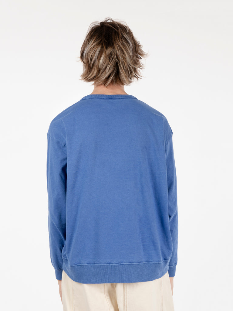 YMC - Maglia Zephyr long sleeves blue