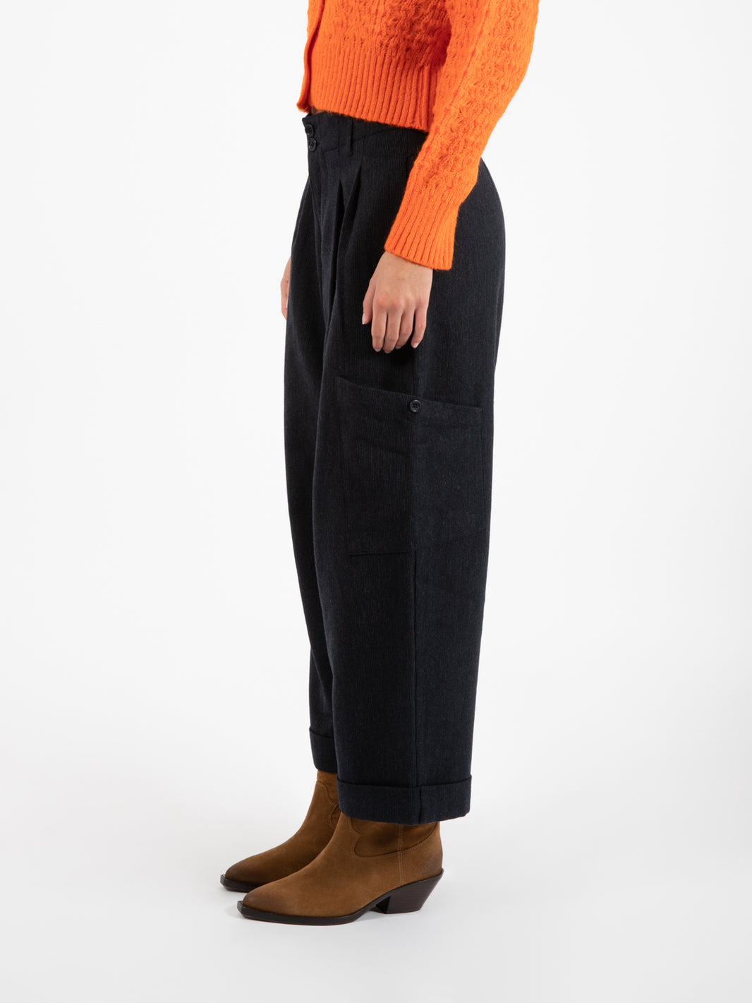 Grease Flannel Navy Pants 