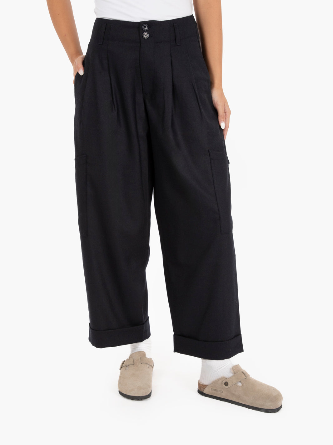 Grease navy pants