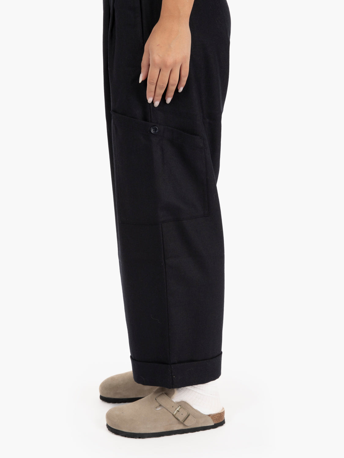 Grease navy pants