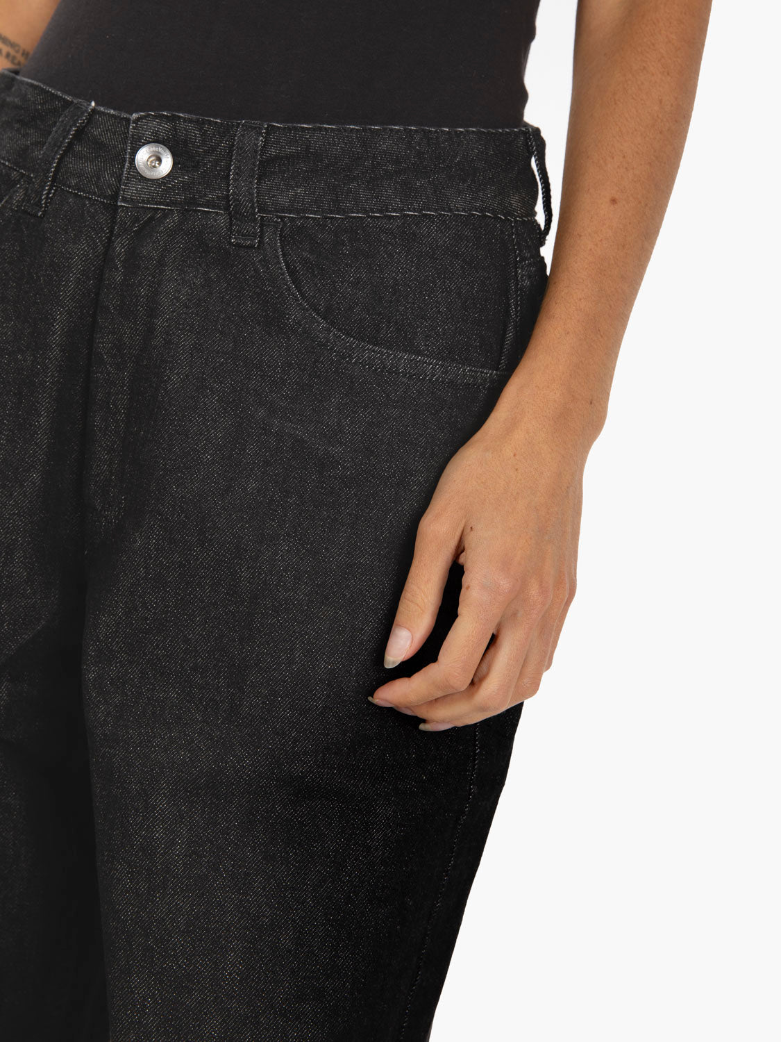 Pantaloni in denim black