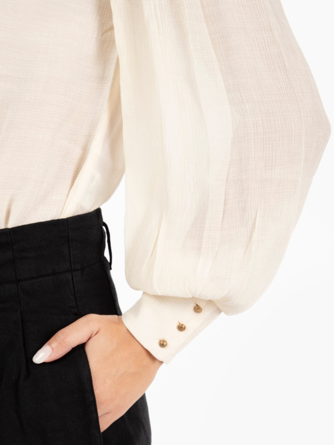 Keaton High Waisted Pants Black