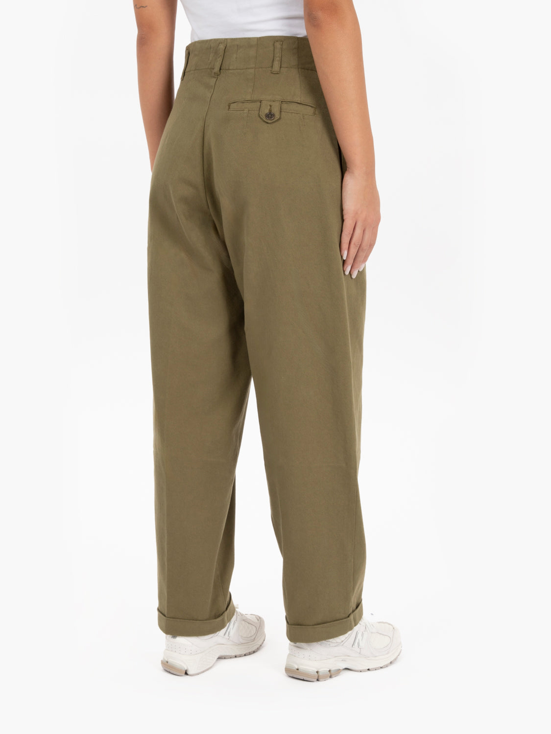 Keaton High Waisted Green Pants