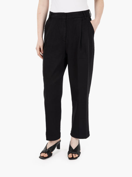 Pantaloni Market con pinces black