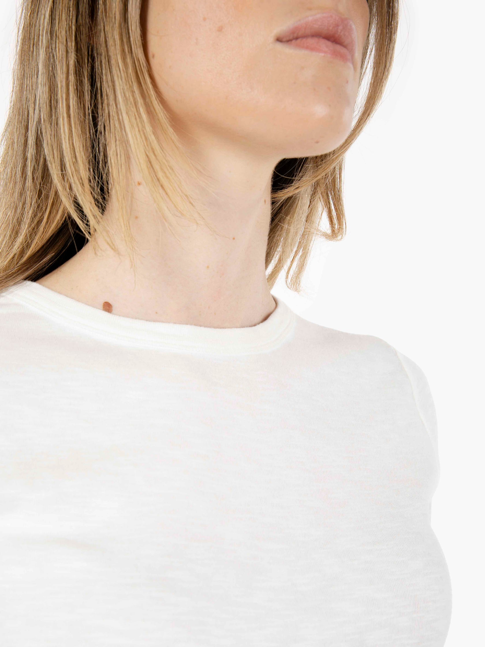 T-shirt a 3/4 Charlotte white
