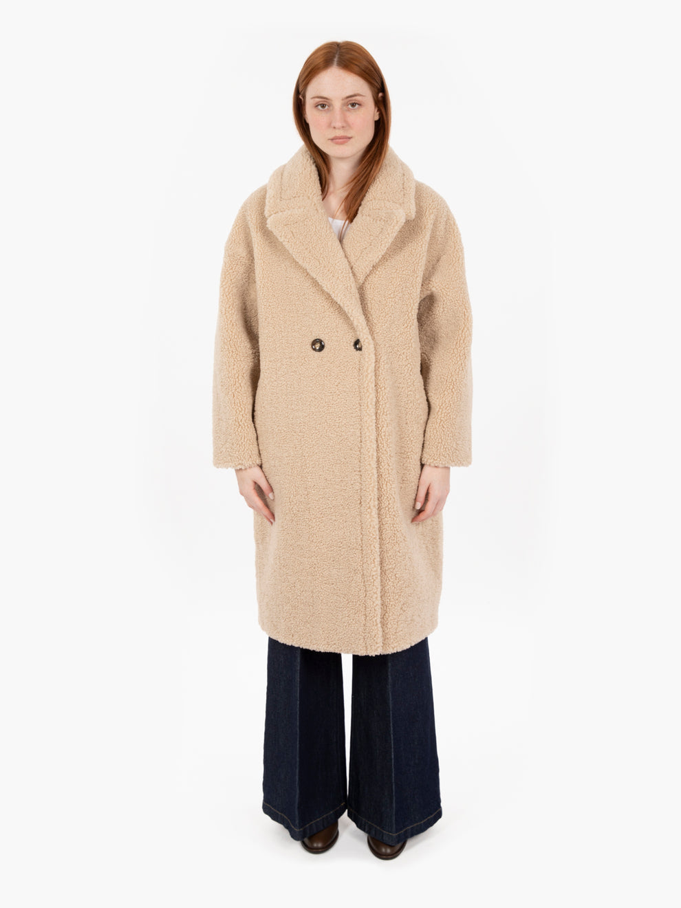 Cappotto doppiopetto ML Yogi beige