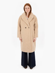 ZOE PARIS - Cappotto doppiopetto ML Yogi beige