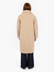 ZOE PARIS - Cappotto doppiopetto ML Yogi beige