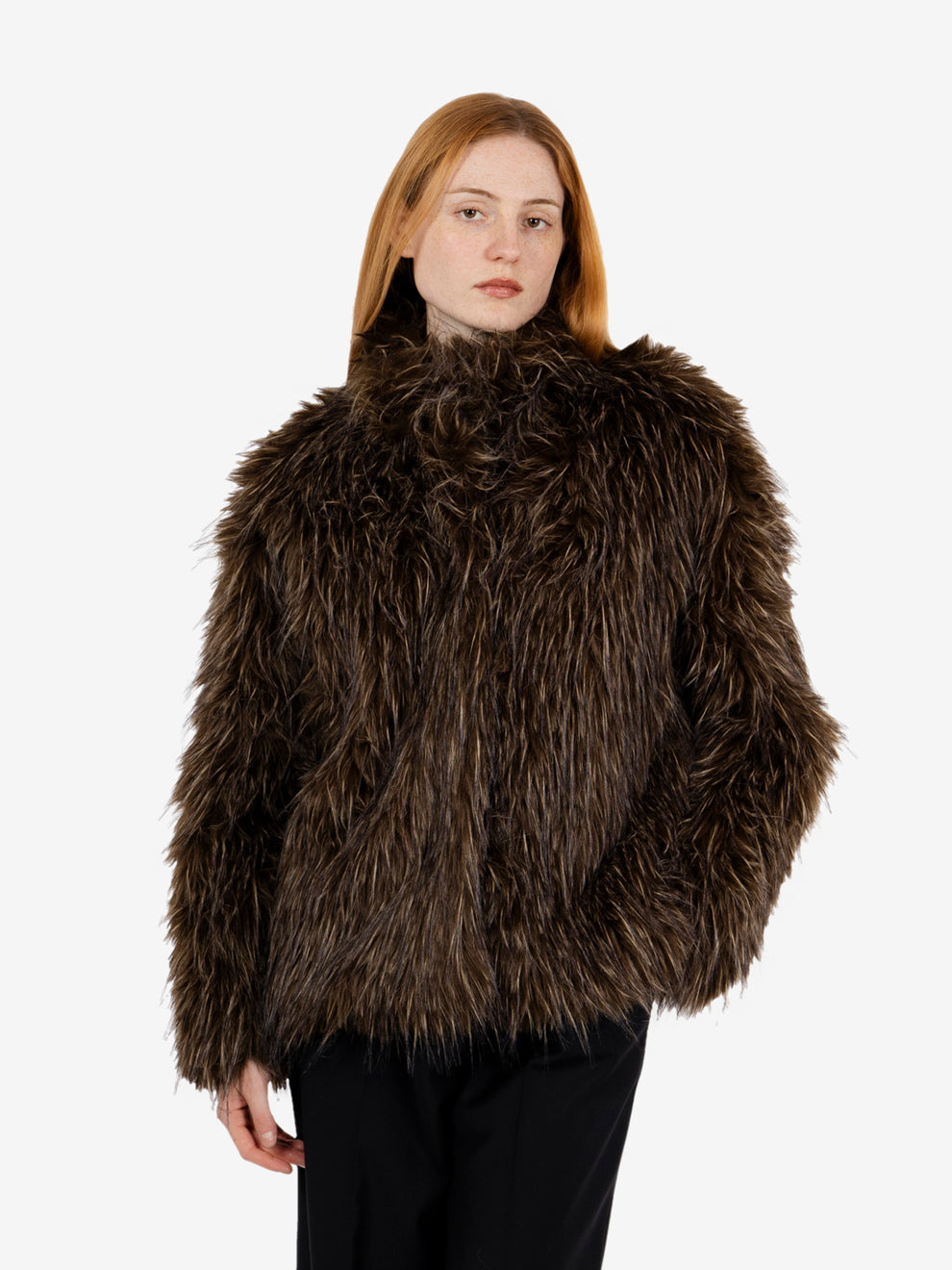 Ecopelliccia corta Murmaski marrone
