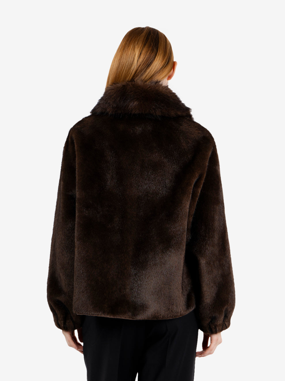 FUDGE MINK COAT WITH COLLAR 612-MINK_041