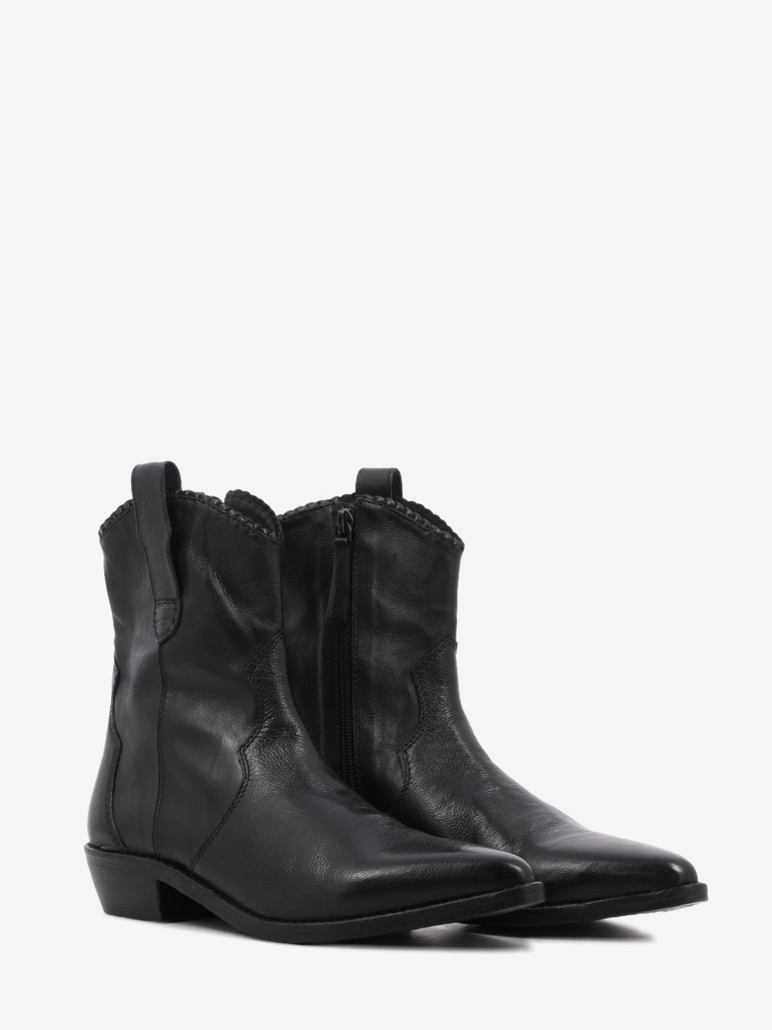 Texano Maia tamponato wash black