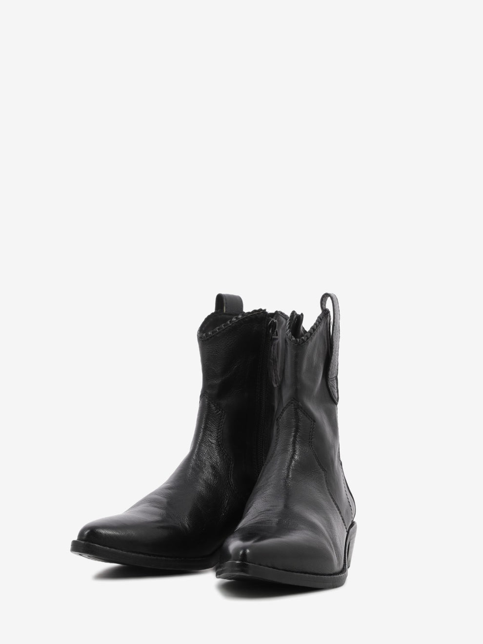 Texano Maia tamponato wash black