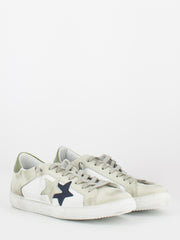 2STAR - Sneakers low 100 bianco / verde / blu