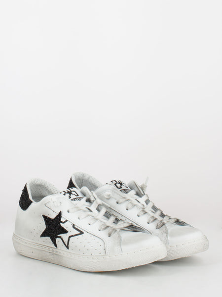 Sneakers low bianco / nero