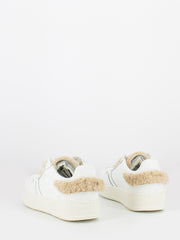 4FOURLINE - Low Max bianco / teddy beige