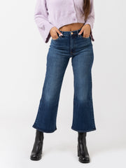 7 FOR ALL MANKIND - Jeans The Cropped Jo slim illusion highline dark blue