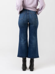 7 FOR ALL MANKIND - Jeans The Cropped Jo slim illusion highline dark blue