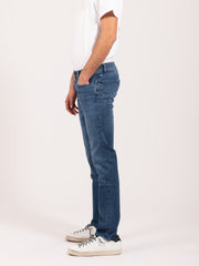 7 FOR ALL MANKIND - Slimmy stretch tek too late mid blu