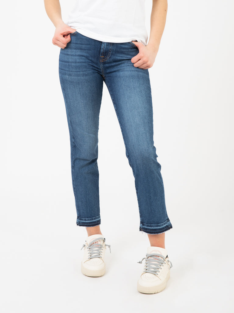 7 FOR ALL MANKIND - The straight crop Soho light blue