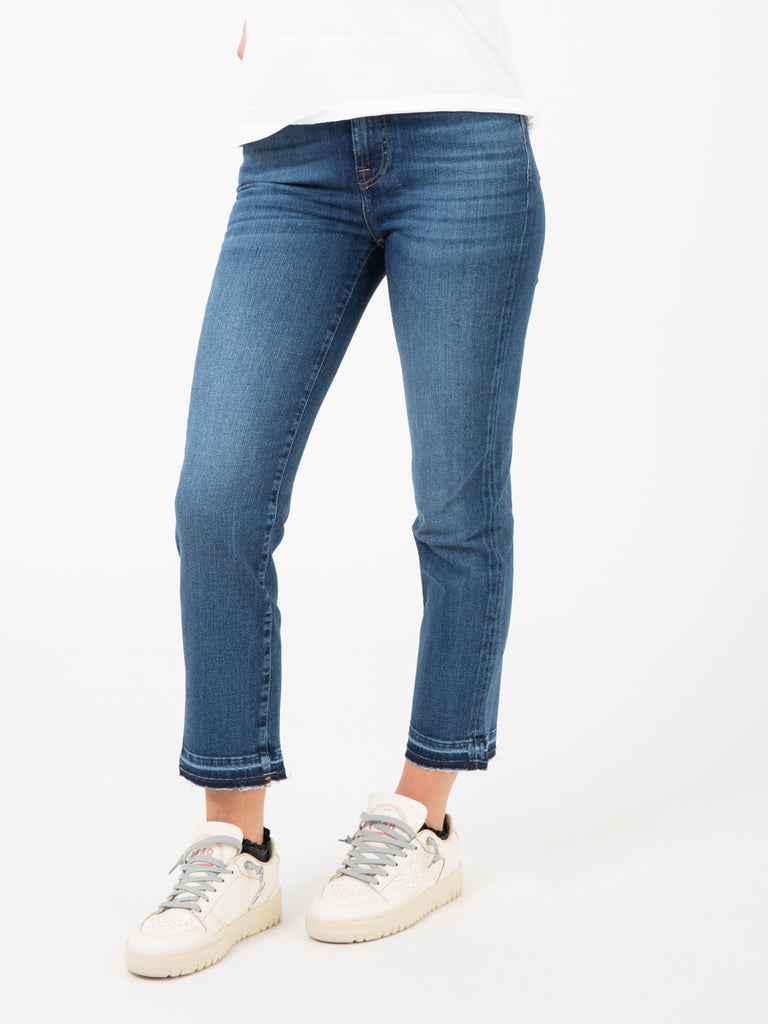 7 FOR ALL MANKIND - The straight crop Soho light blue