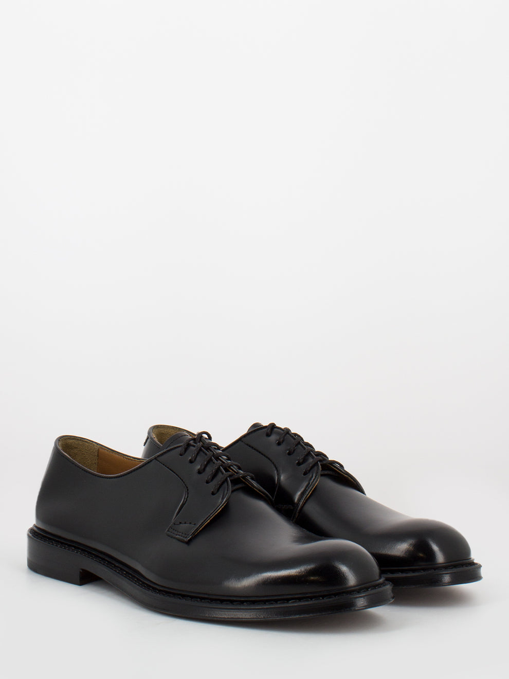 Black Leather Derby Horse