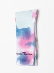 PHILIPPE MODEL - Calzini tie-dye azzurro / rosa