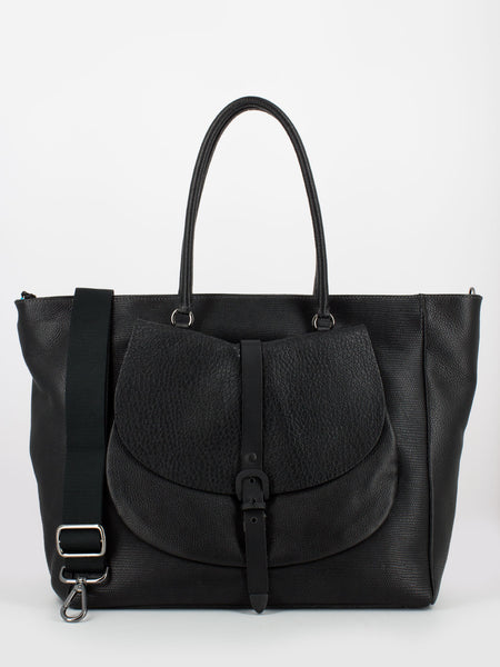 Shopper mix pelle nera