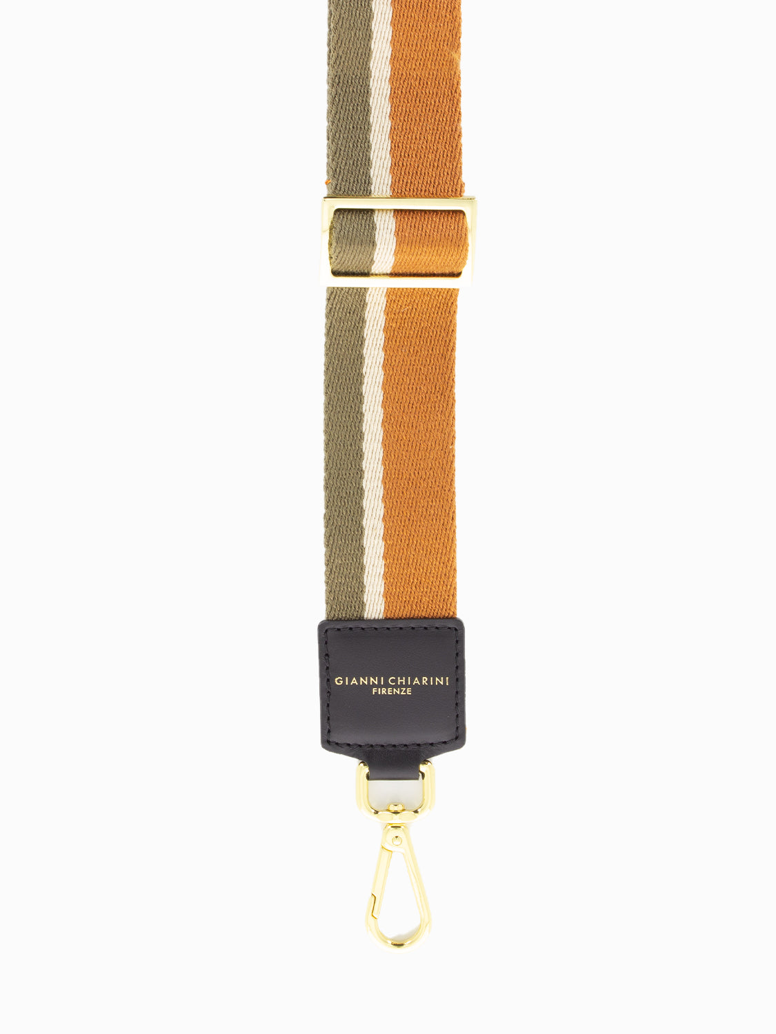 Multi 3 cognac shoulder strap