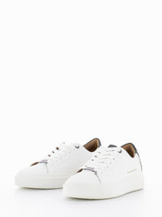 ALEXANDER SMITH - Sneakers in pelle white / green