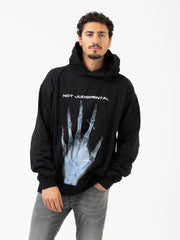 ACUPUNCTURE - Felpa hoodie Not Judgmental black