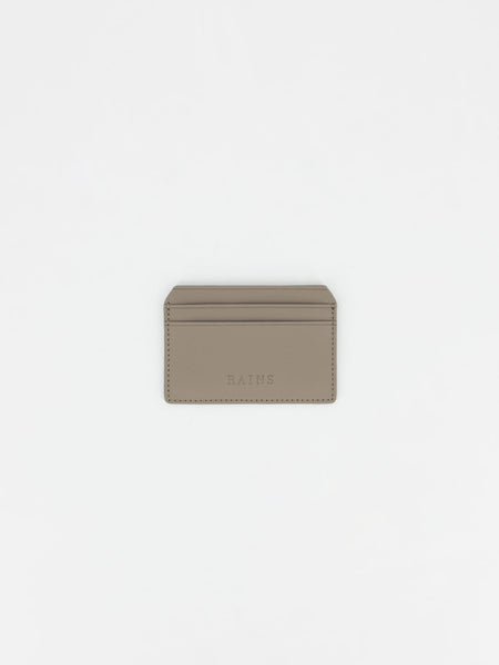 Card holder taupe