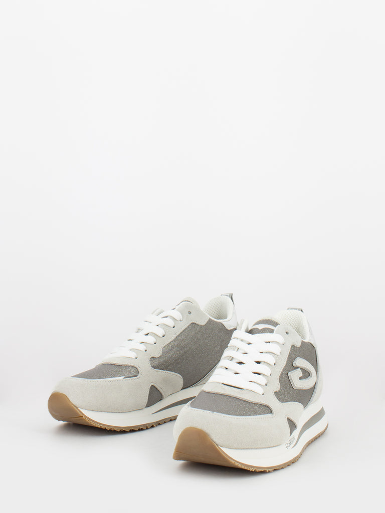 ALBERTO GUARDIANI - Sneakers WEN 0062 pearl / white in suede e pelle