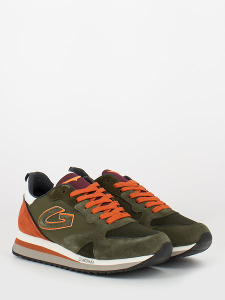 Sneakers WEN 0098 low green / orange