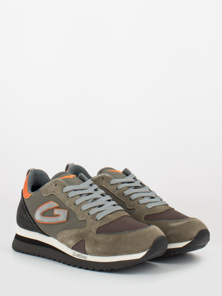 ALBERTO GUARDIANI - Sneakers WEN 0098 low grey / orange