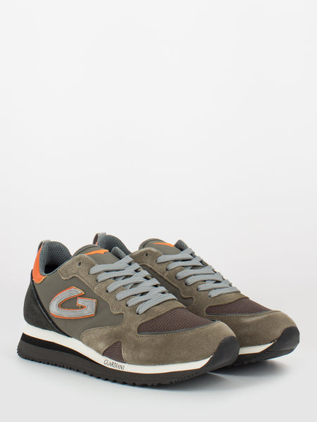 Sneakers WEN 0098 low grey / orange