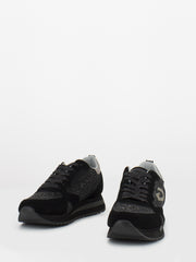 ALBERTO GUARDIANI - Sneakers WEN 0062 low nere con strass