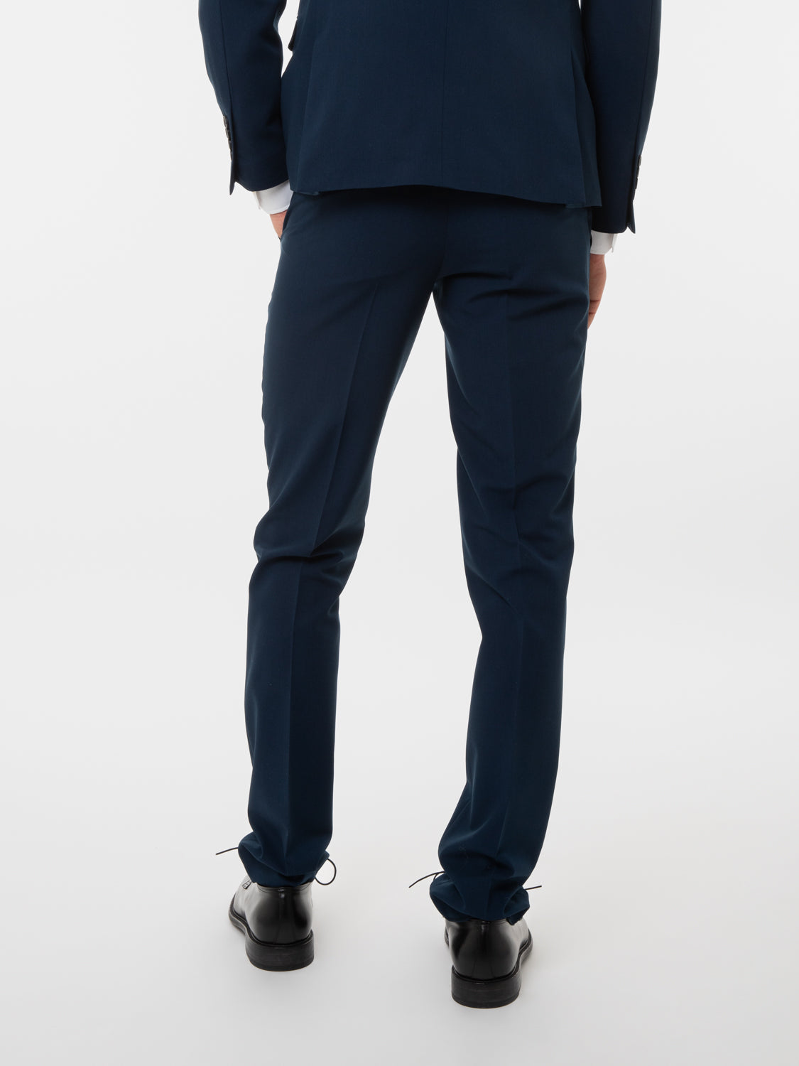 Abito giacca pantalone fresco lana blu