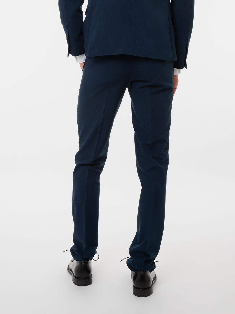 Abito giacca pantalone fresco lana blu