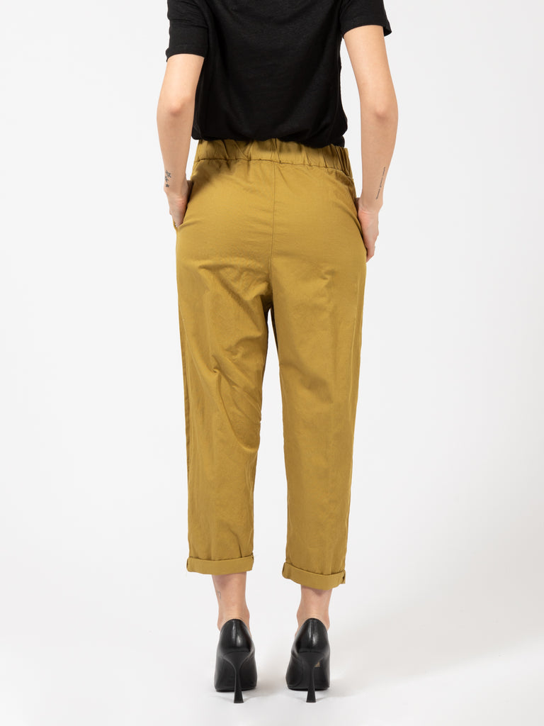 ALESSIA SANTI - Pantaloni in lino e cotone evo