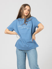 ALESSIA SANTI - T-shirt over avio con scritta