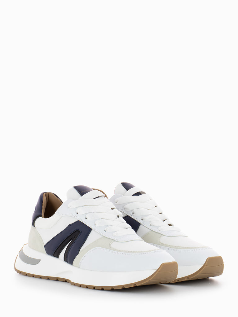 ALEXANDER SMITH - Sneakers Hyde M white / blue