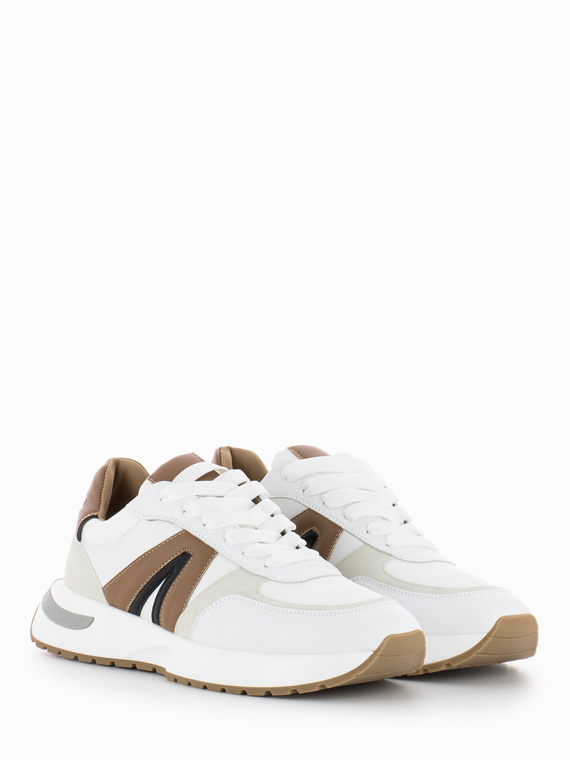 Sneakers Hyde M white / cognac