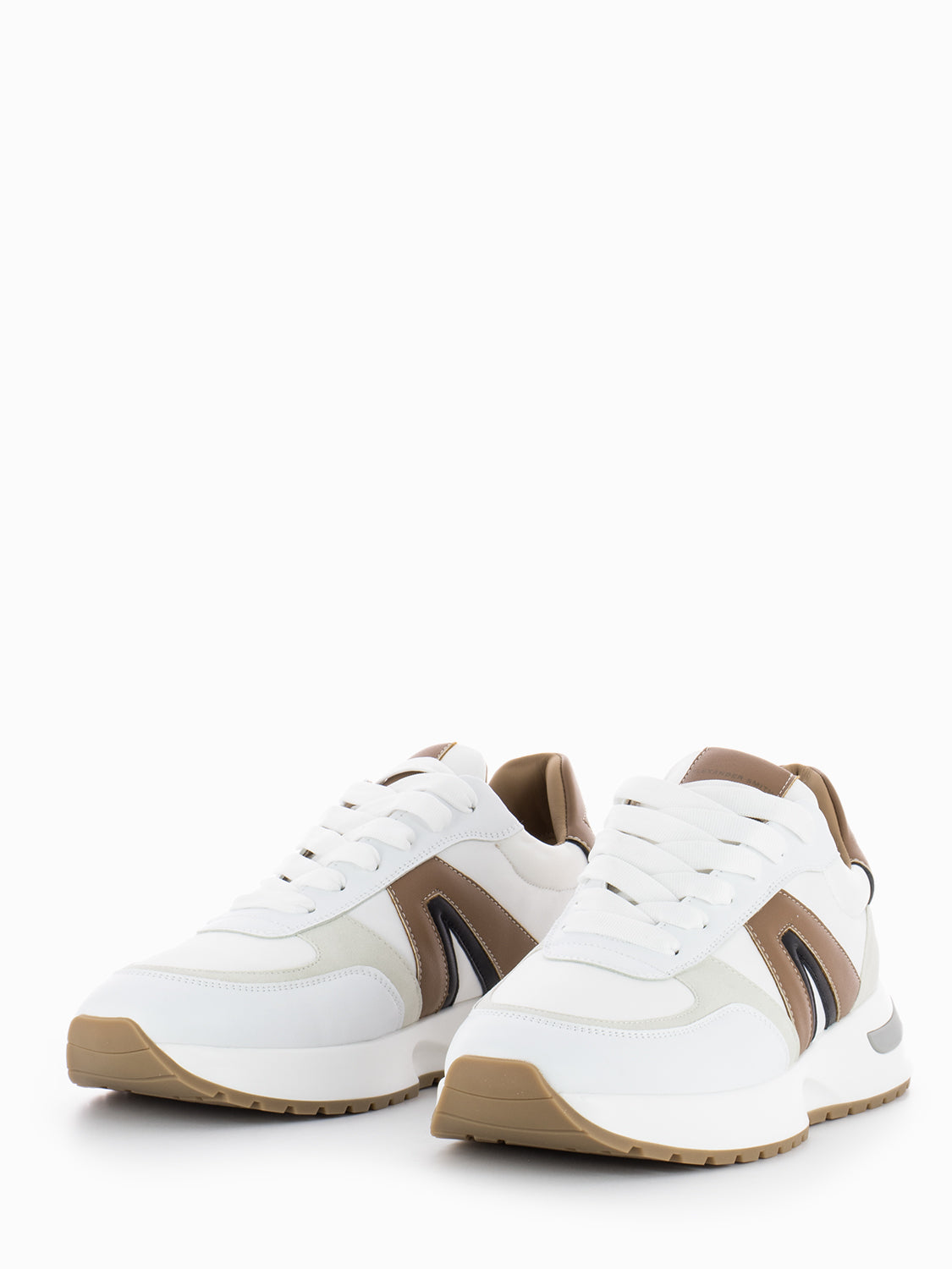 Sneakers Hyde M white / cognac