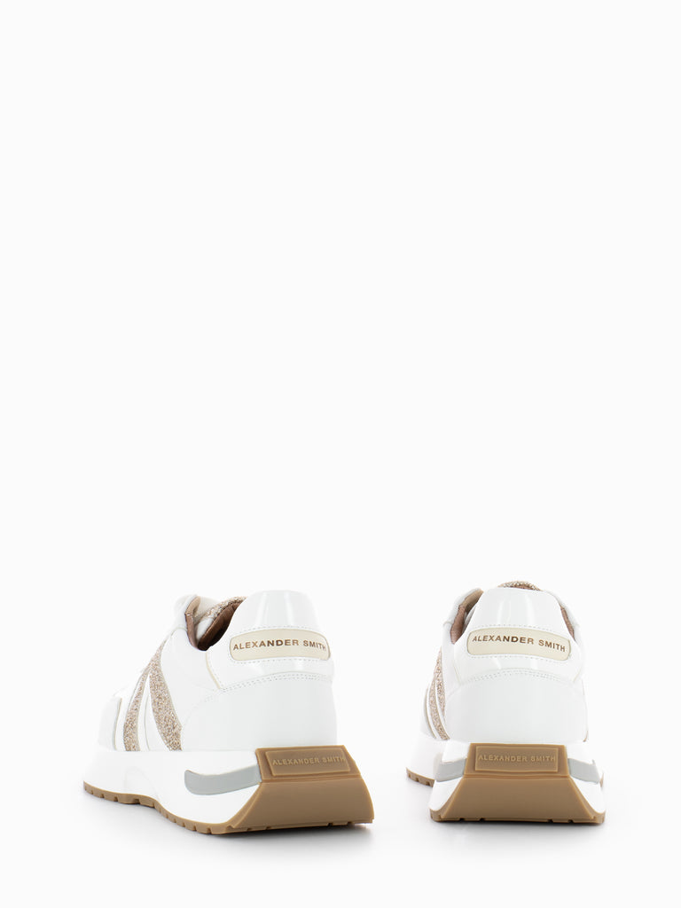 ALEXANDER SMITH - Sneakers Hyde W white / gold