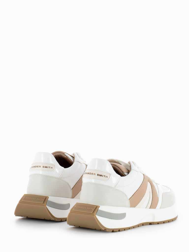 ALEXANDER SMITH - Sneakers Hyde W white / nude