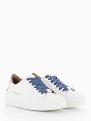 ALEXANDER SMITH - Sneakers in pelle white / avio