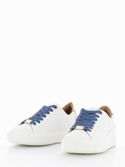 ALEXANDER SMITH - Sneakers in pelle white / avio