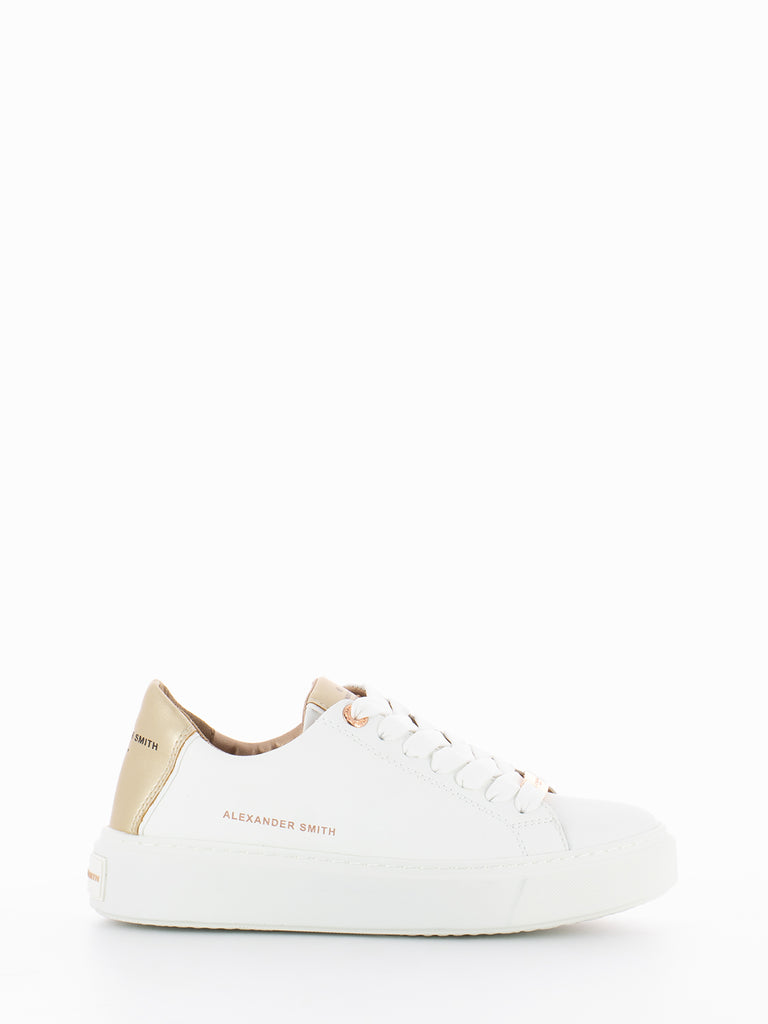 ALEXANDER SMITH - Sneakers in pelle white / black