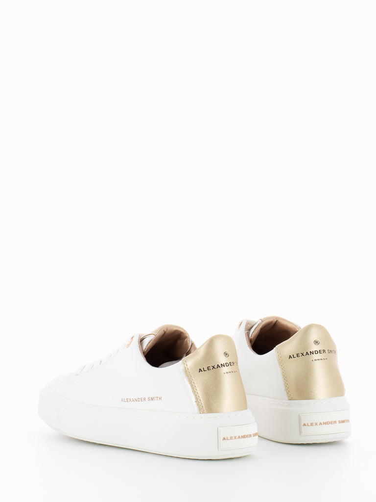 ALEXANDER SMITH - Sneakers in pelle white / black